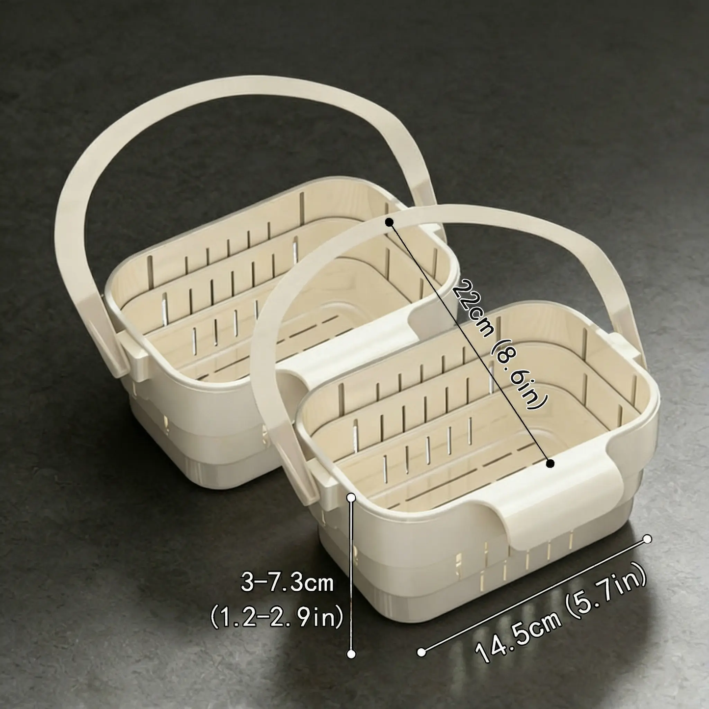 AA Foldable Hanging Kitchen Sink Drain Basket, Stainless Steel Kitchen Accessories - Hands-Free Hygienic Design, High-Efficiency Anti-Clog System, Tool-Free Installation, Slim Space-Saving, Easy-Clean, Low-Maintenance Strainer Kitchenware