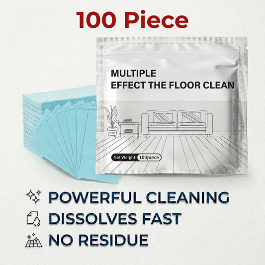 200 Piece Floor Cleaning Tablets Multi-Surface Cleaner for Hardwood Laminate Tile & RV Walls Antibacterial Deodorization Maintenance