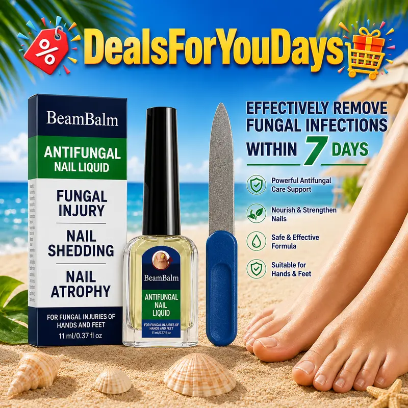Maximum Strength Comprehensive Toenail Fungus Solution | Triple Action Formula Fights Fungus, Clears Yellow & Thick Nails, Fast Itch Relief.#DealsForYouDays