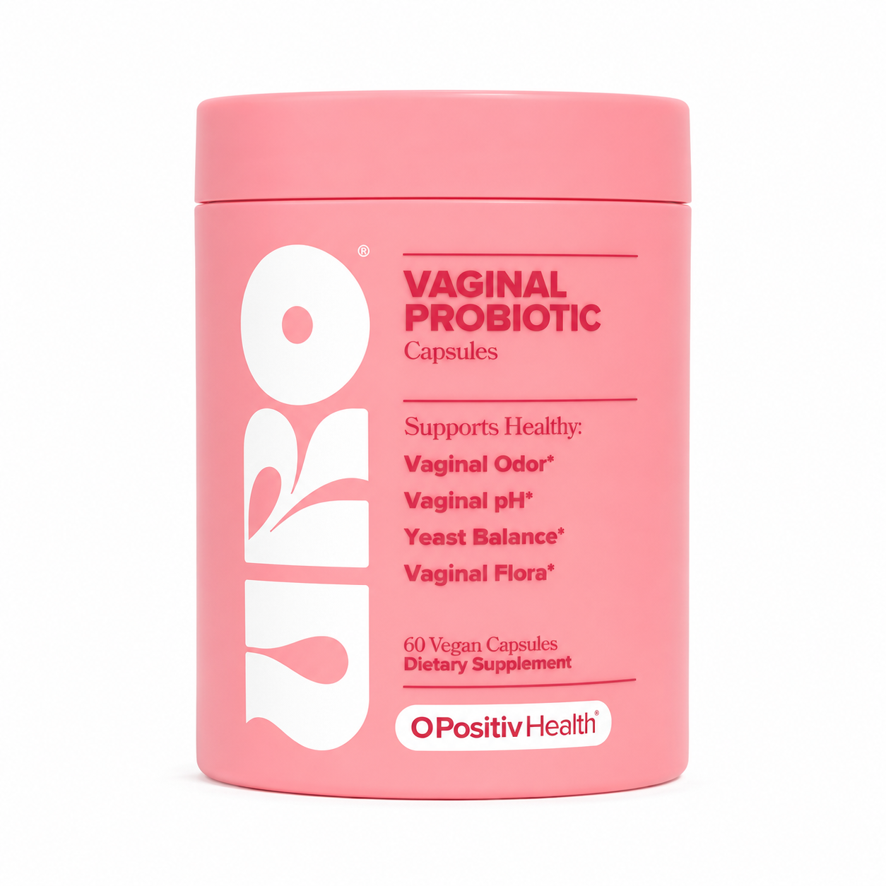 Women’s Vaginal Probiotic Capsules – pH Balance & Odor Support, 60 Vegan Capsules