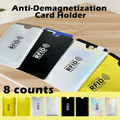 8 Counts RFID Blocking Sleeves Set – Protection for Credit & ID Cards, Slim & Lightweight Design