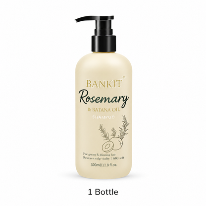 🌿BANKIT Rosemary & Batana Shampoo for Fuller, Healthier, Shinier Hair✨💆‍♀️🔥🛒