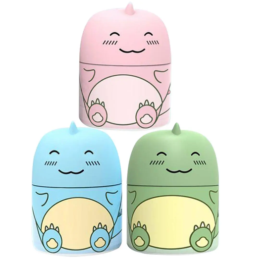 Cute Dinosaur-Shaped Toilet Bowl Cleaner Bottle, Bathroom Toilet Tank Cleaner with Ocean, Jasmine, and Peach Scent,Three bottles can be used for 9 months (Three colors and three bottles) Powerful Cleaning Tablets Household