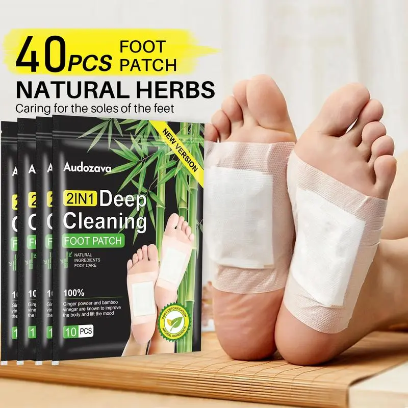 Foot Detox Patches for Stress Relief, Toxin Removal & Better Sleep Natural Deep Cleansing Pads Healthy Healthcare Solution Treatment TikTokShopBlackFriday festive design, Wellness, Therapy