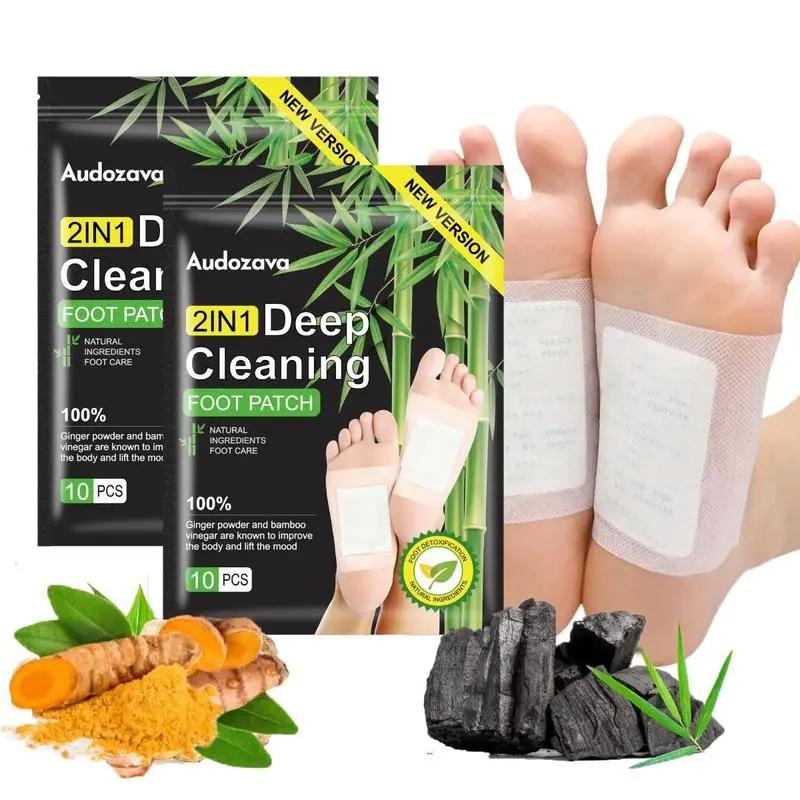 Foot Detox Patches for Stress Relief, Toxin Removal & Better Sleep Natural Deep Cleansing Pads Healthy Healthcare Solution Treatment TikTokShopBlackFriday festive design, Wellness, Therapy