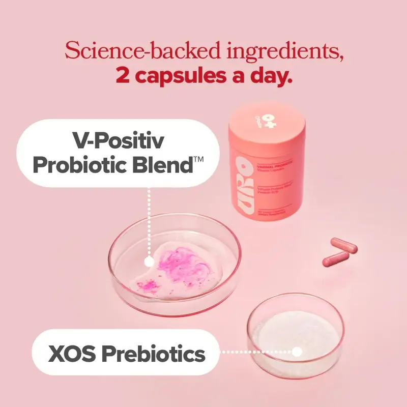 Women’s Vaginal Probiotic Capsules – pH Balance & Odor Support, 60 Vegan Capsules
