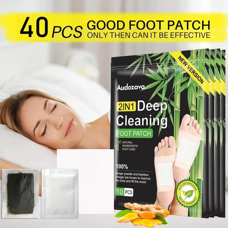 Foot Detox Patches for Stress Relief, Toxin Removal & Better Sleep Natural Deep Cleansing Pads Healthy Healthcare Solution Treatment TikTokShopBlackFriday festive design, Wellness, Therapy