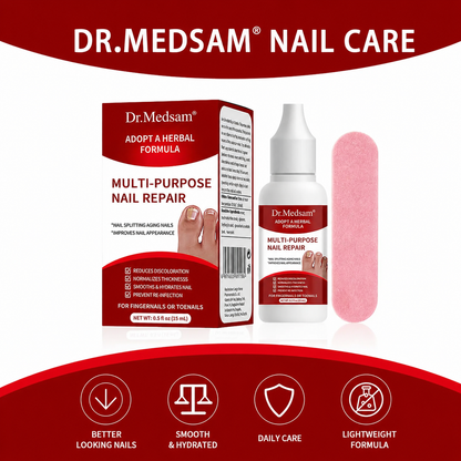 Extra Strength Toenail Fungus Treatment, Antifungal Solution for Toenails & Fingernails, Triple Action Formula to Remove Fungus, Repair Damaged Nails, 0.5 Fl Oz Healing Natural Therapeutic Nail Care