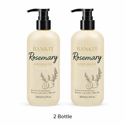 🌿BANKIT Rosemary & Batana Shampoo for Fuller, Healthier, Shinier Hair✨💆‍♀️🔥🛒
