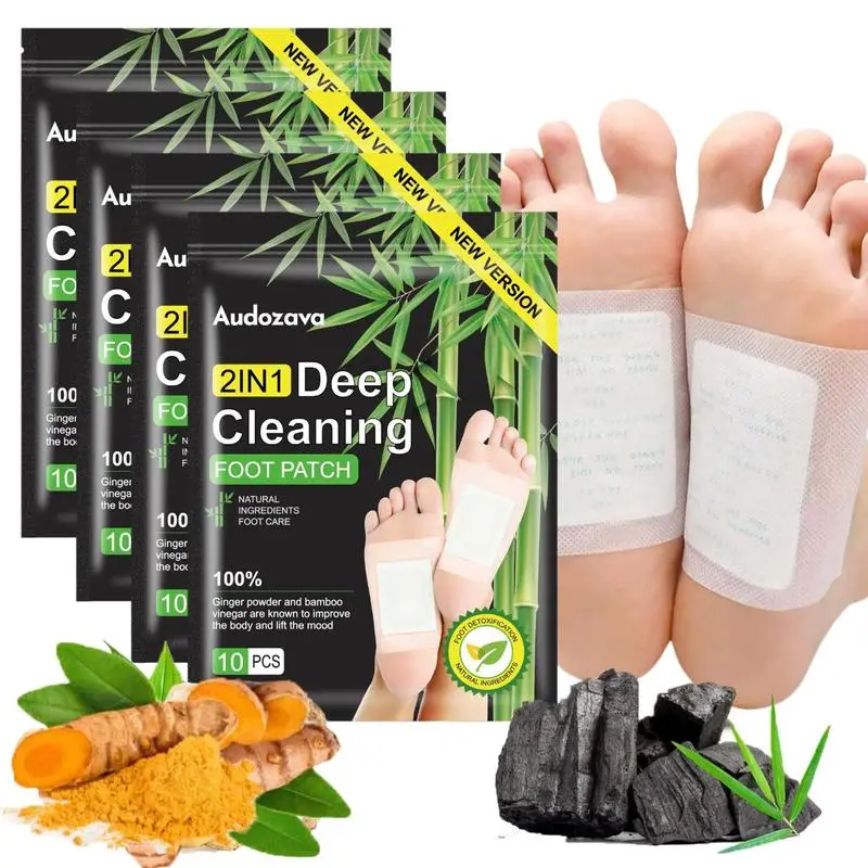 Foot Detox Patches for Stress Relief, Toxin Removal & Better Sleep Natural Deep Cleansing Pads Healthy Healthcare Solution Treatment TikTokShopBlackFriday festive design, Wellness, Therapy