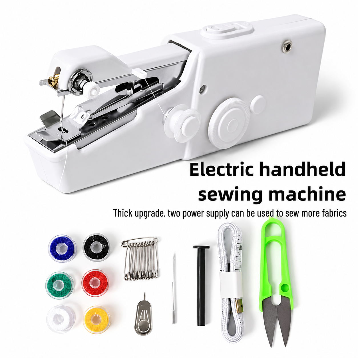 Household sewing machine, portable household sewing machine, with fast sewing speed and simple operation, suitable for beginners to use Summervibes