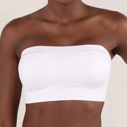 Truekind Convertible Strapless Bandeau Bra with Wireless Comfort, Anti-Slip Grip & Removable Straps Fit Outfits