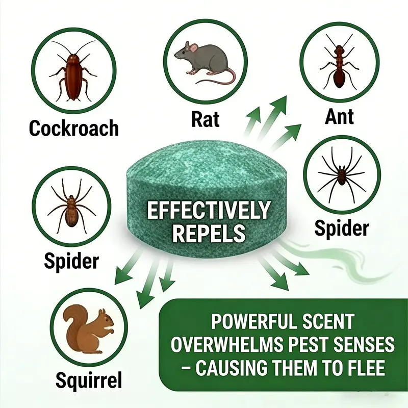 12-Pack Top Peppermint & Lemon Oil Rodent Repellent Balls, Natural Repellent for Rodent Control, Fast-Acting, Eco-Conscious, Compact, Safe, Long-Lasting, Easy-to-Use for Indoor/Outdoor (Effective Against Squirrels, Rats & More)