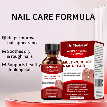 Extra Strength Toenail Fungus Treatment, Antifungal Solution for Toenails & Fingernails, Triple Action Formula to Remove Fungus, Repair Damaged Nails, 0.5 Fl Oz Healing Natural Therapeutic Nail Care