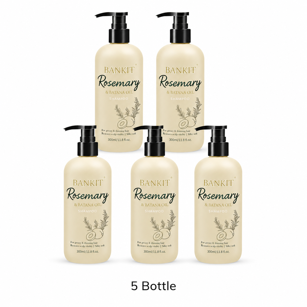🌿BANKIT Rosemary & Batana Shampoo for Fuller, Healthier, Shinier Hair✨💆‍♀️🔥🛒