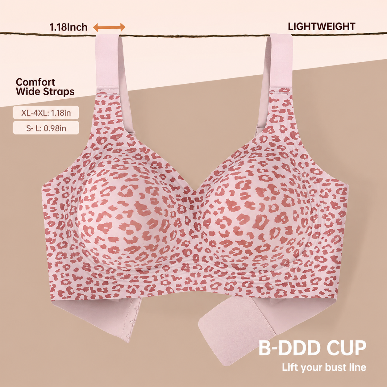 Women Jelly Bras Wirefree Full Coverage No Underwire Everyday Bras Comfortable Wireless Padded Tshirt Bra