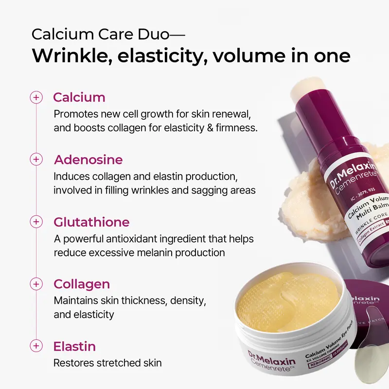 Calcium Multi Balm Eye Care Routine Korean Skin Care Anti-aging Cosmetics Collagen Eye Stick 9g