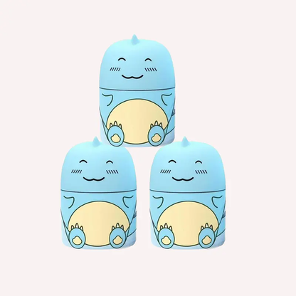 Cute Dinosaur-Shaped Toilet Bowl Cleaner Bottle, Bathroom Toilet Tank Cleaner with Ocean, Jasmine, and Peach Scent,Three bottles can be used for 9 months (Three colors and three bottles) Powerful Cleaning Tablets Household