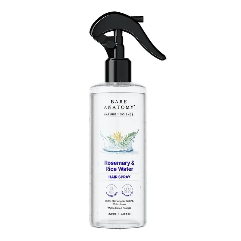 Nature x Science Rosemary Water with Rice Water |100% Natural Extract | Soft & Smooth Hair Non-Greasy & Fast Absorbing | 200 ml