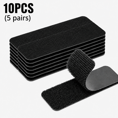 Heavy Duty Waterproof Self-Adhesive Double Sided Hook and Loop Strips, Reusable Mounting Tape for Wall Hanging Picture Frames, Frame Wall Decor, Cable Organizer (Home & Office Use),campingessentials,outdoorfurnitureset,campinggear