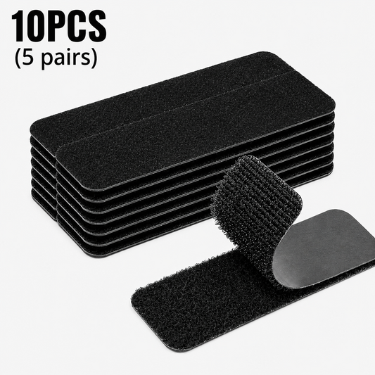 Heavy Duty Waterproof Self-Adhesive Double Sided Hook and Loop Strips, Reusable Mounting Tape for Wall Hanging Picture Frames, Frame Wall Decor, Cable Organizer (Home & Office Use),campingessentials,outdoorfurnitureset,campinggear