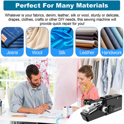 Household sewing machine, portable household sewing machine, with fast sewing speed and simple operation, suitable for beginners to use Summervibes