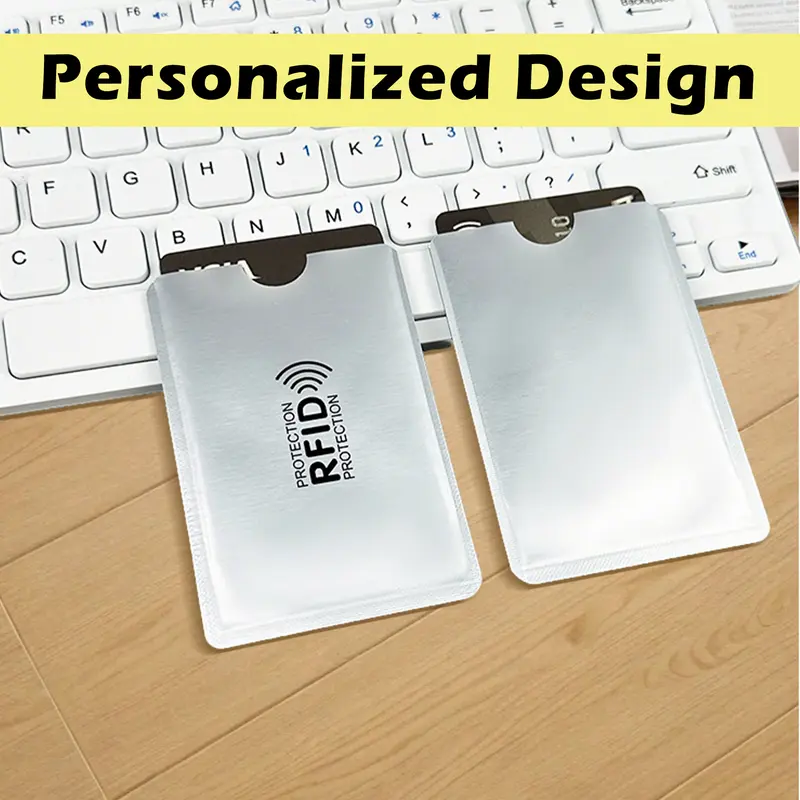 8 Counts RFID Blocking Sleeves Set – Protection for Credit & ID Cards, Slim & Lightweight Design