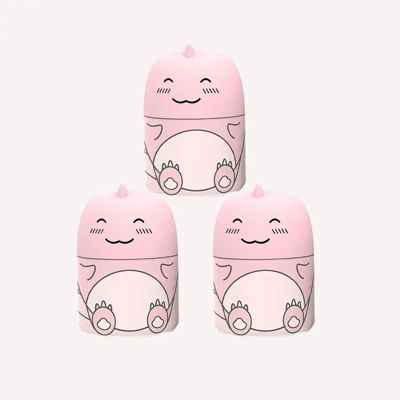 Cute Dinosaur-Shaped Toilet Bowl Cleaner Bottle, Bathroom Toilet Tank Cleaner with Ocean, Jasmine, and Peach Scent,Three bottles can be used for 9 months (Three colors and three bottles) Powerful Cleaning Tablets Household