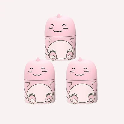 Cute Dinosaur-Shaped Toilet Bowl Cleaner Bottle, Bathroom Toilet Tank Cleaner with Ocean, Jasmine, and Peach Scent,Three bottles can be used for 9 months (Three colors and three bottles) Powerful Cleaning Tablets Household