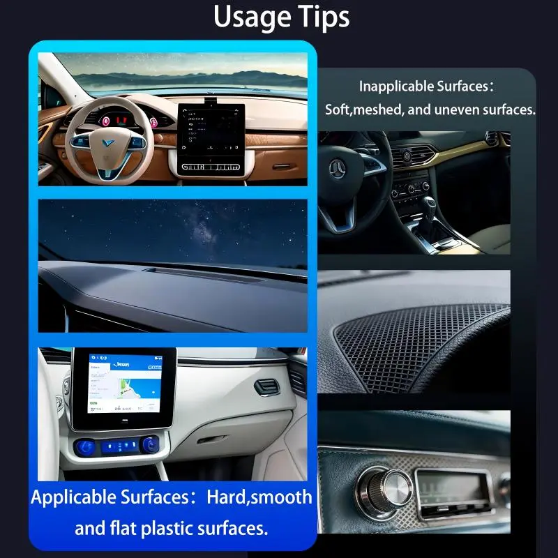 Foldable Magnetic Car Phone Holder - 20 N52 Magnets, Vacuum Suction Cup with Heat-Resistant Nano-Adhesive Base, Auto Accessories, Car Stuff, Phone Accessories for MagSafe Devices