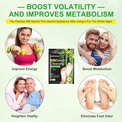 Foot Detox Patches for Stress Relief, Toxin Removal & Better Sleep Natural Deep Cleansing Pads Healthy Healthcare Solution Treatment TikTokShopBlackFriday festive design, Wellness, Therapy