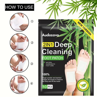 Foot Detox Patches for Stress Relief, Toxin Removal & Better Sleep Natural Deep Cleansing Pads Healthy Healthcare Solution Treatment TikTokShopBlackFriday festive design, Wellness, Therapy