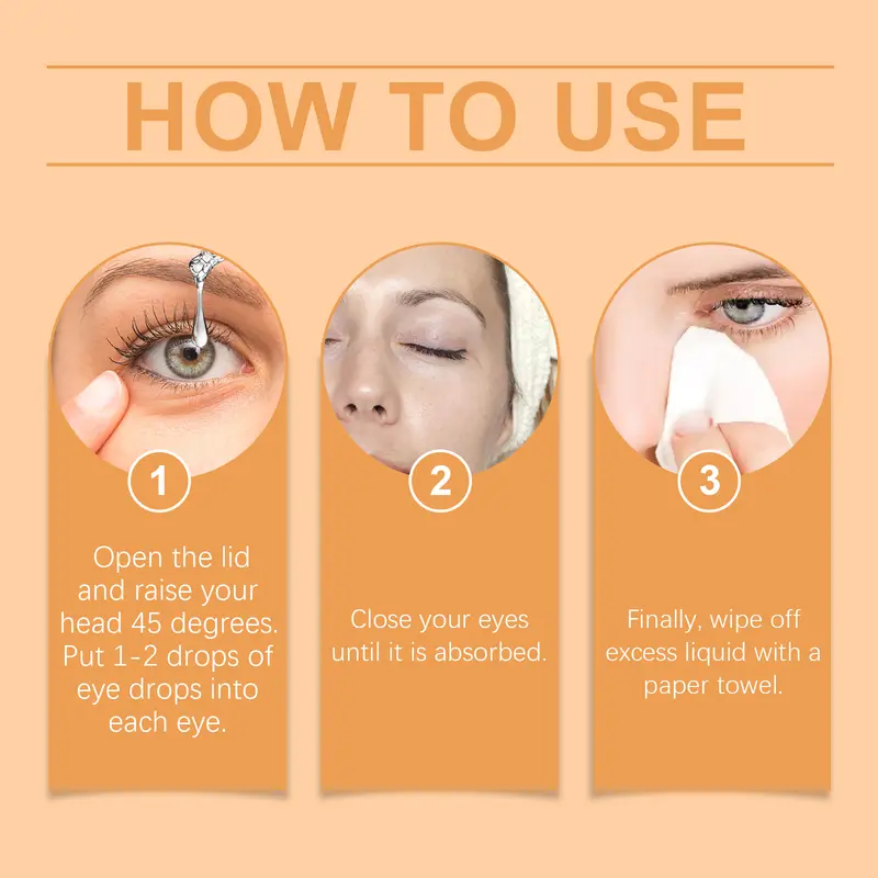 Ximonth Jimerito Honey For Eyes, Refreshing, Moisturizing And Soothing Eye Drops For Dry And Astringent Eyes