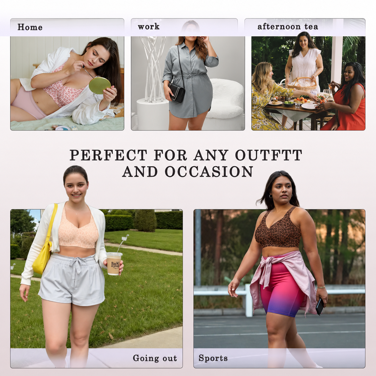 Women Jelly Bras Wirefree Full Coverage No Underwire Everyday Bras Comfortable Wireless Padded Tshirt Bra