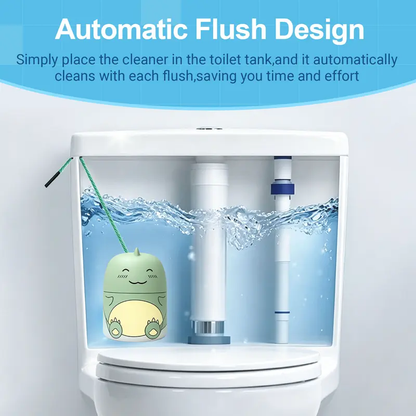 Cute Dinosaur-Shaped Toilet Bowl Cleaner Bottle, Bathroom Toilet Tank Cleaner with Ocean, Jasmine, and Peach Scent,Three bottles can be used for 9 months (Three colors and three bottles) Powerful Cleaning Tablets Household