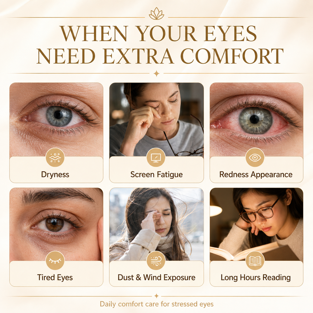 Ximonth Jimerito Honey For Eyes, Refreshing, Moisturizing And Soothing Eye Drops For Dry And Astringent Eyes