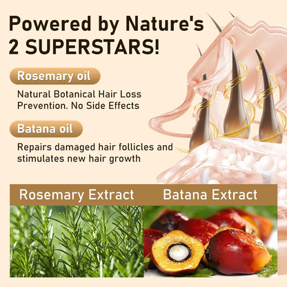 BANKIT Rosemary & Batana Oil Hair Growth Cleanser | Helps Reduce Oily Scalp & Dandruff, Soothes Scalp Irritation & Restores Smooth, Healthy Shine
